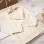 Unisex Cream Star Hoodie And Blanket Gift Set, thumbnail 1 of 12