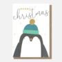 Christmas Penguin Design Pack Of Ten Cards, thumbnail 2 of 3