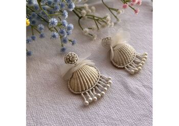 Shell Handcrafted Earrings, 2 of 2