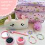 Kids Unicorn Themed Gift Box With Lunch Box! Lilac, thumbnail 1 of 10