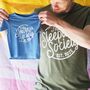 Personalised Daddy And Me Sleepless Society T Shirt Set, thumbnail 1 of 7