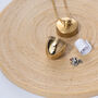 Acorn Squirrel Locket Necklace With Secret Message, thumbnail 3 of 6
