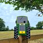 Tractor Personalised Bird Box, thumbnail 1 of 5
