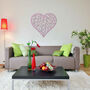 Modern Wooden Heart Romantic Touch For Home Walls, thumbnail 1 of 11
