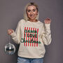 Personalised 'Damn I Love…' Slogan Christmas Sweatshirt, thumbnail 2 of 11