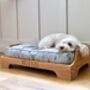 Personalised Oak Dog Bed, thumbnail 1 of 9
