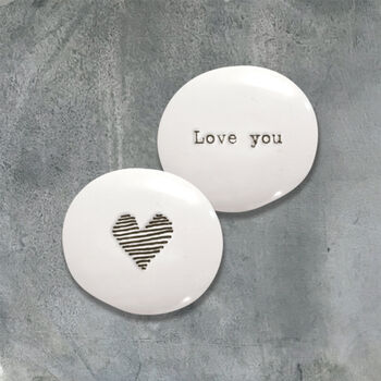 Porcelain Love You Pebble, 3 of 4