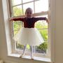 Burnt Orange Long Sleeve Velvet Tutu Dress, thumbnail 6 of 8