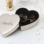 Personalised Silver Heart Trinket Box, thumbnail 2 of 3
