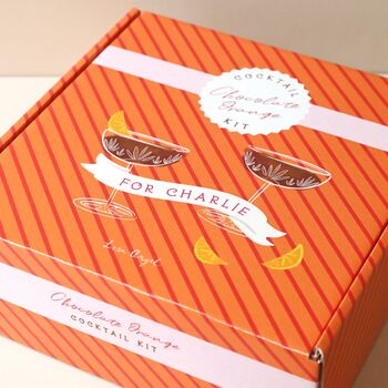 Personalised Chocolate Orange Cocktail Kit, 2 of 9