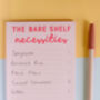The Bare Shelf Necessities Shopping List Pad, thumbnail 4 of 5