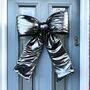 Metallic Chrome Door Bow, thumbnail 1 of 3