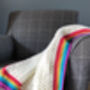 Rainbow Edged Cosy Baby Blanket Crochet Kit, thumbnail 4 of 4