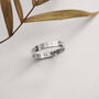 Women's Silver Engraved Personalised Ring, thumbnail 1 of 12