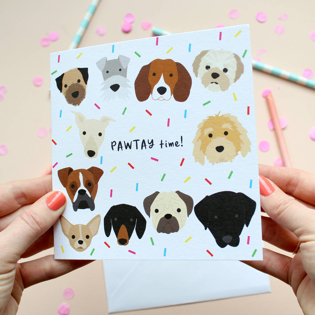 Multi Dog Birthday Cards By Heather Alstead Design