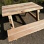 Outdoor Oak Garden Heavy Duty Picnic Table Pub Bench, thumbnail 4 of 4