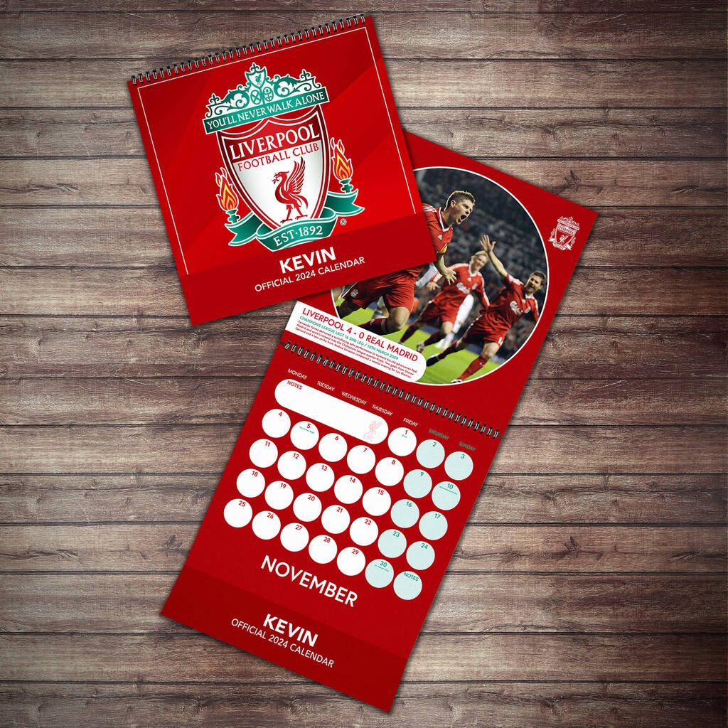 'Liverpool' 2024 Calendar By Intervino Ltd