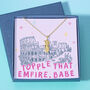 Gold Plated Bust Necklace, thumbnail 1 of 7