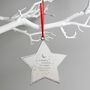 Personalised Twinkle Twinkle Star Metal Decoration, thumbnail 2 of 2