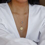 Pisces Zodiac Coin Pendant Necklace, thumbnail 1 of 5