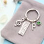 Personalised Piano Keyring Keyboard, Music Teacher Gift, thumbnail 3 of 10