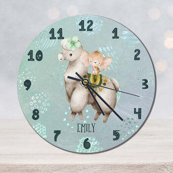 Enchanting Alpaca Clock, 2 of 4