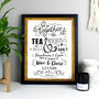 Personalised We Go Together Like Framed Print, thumbnail 1 of 4