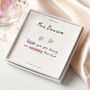 Personalised Thank You Teacher Gift Star Earrings Amazing Teacher, thumbnail 1 of 6