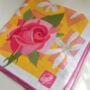 Hanky Eco Friendly Soft Linen, Rose Blossom, thumbnail 1 of 10