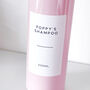 Refillable Pink Plastic Bottle With Minimalist Label, thumbnail 5 of 9