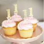 Set Of 10 Number One Birthday Cake Toppers, thumbnail 1 of 7
