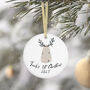 Baby's 1st Christmas Personalised Ornament, thumbnail 3 of 5