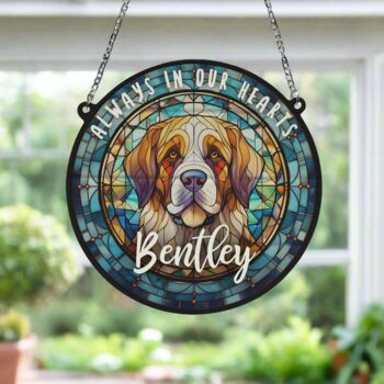 St Bernard Memorial Suncatcher, 4 of 6