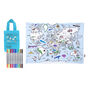 World Map; Animals And Sea Life Placemat Kit +10 Pens, thumbnail 5 of 5