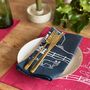 Winter Fox Linen Napkins Set Of Two, thumbnail 1 of 7