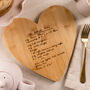 Personalised Mother's Day Handwriting Recipe Board, thumbnail 9 of 11