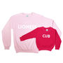 'Lioness And Cub' Sweatshirt Jumper Set, thumbnail 3 of 10