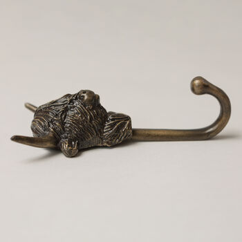 Highland Cow Coat Hook Heritage Finish, 2 of 3