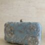 Blue Embroidered Rectangular Clutch Bag, thumbnail 3 of 9