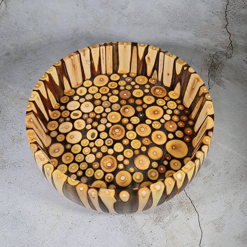 Willow And Resin Bowl