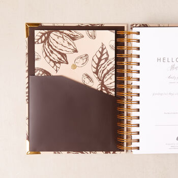 Original 2025 Daily Planner Diary: Cacao, 2 of 10