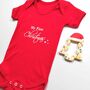 Personalised Baby’s First Christmas Vest Gift Set, thumbnail 6 of 10