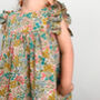 Liberty London Girls Ruffle Dress / 50 Fabric Prints, thumbnail 3 of 11