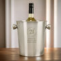 Personalised Date Stainless Steel Ice Bucket, thumbnail 3 of 6