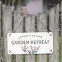 Personalised Wildflower Metal Garden Sign, thumbnail 1 of 5