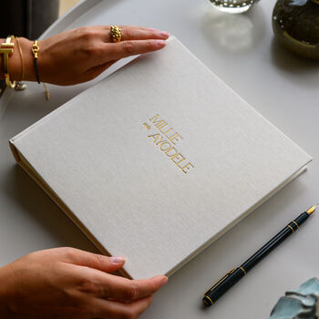 Personalised Linen Wedding Stationery, 2 of 12