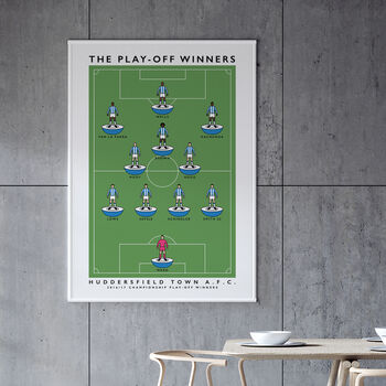 Huddersfield Town 2017 Play Off Winners Poster, 3 of 8