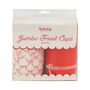 Jumbo Red And Cream Bow Party Baking Cups X 40, thumbnail 3 of 3