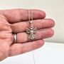 Sterling Silver Guardian Angel Necklace, thumbnail 1 of 5