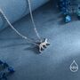 Cat Pendant Necklace And Stud Earrings In Sterling Silver, thumbnail 6 of 12